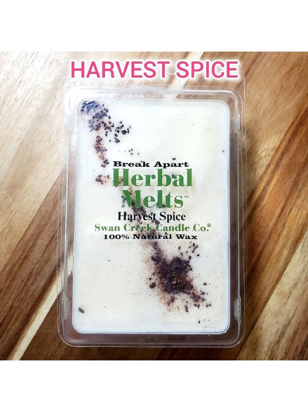 SWAN CREEK CANDLE CO. Break Apart (6) Herbal Melts 100% Natural Wax 5.25 oz NWT